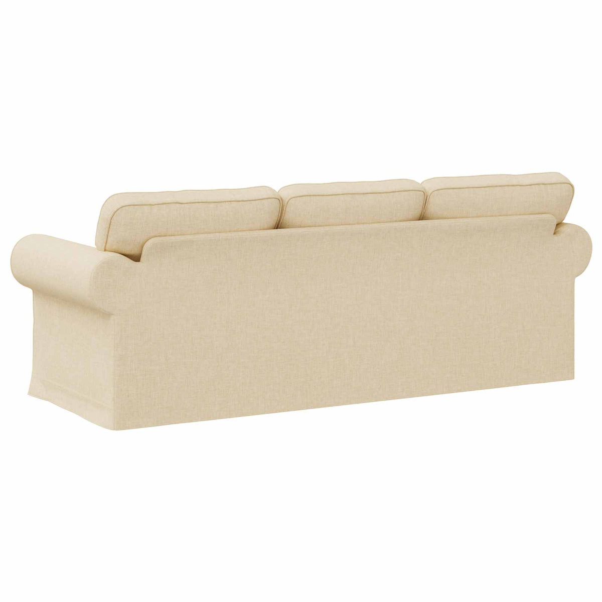 Καναπές Κρεμ 215 x 82 x 80 εκ ύφασμα - Pakobazaar