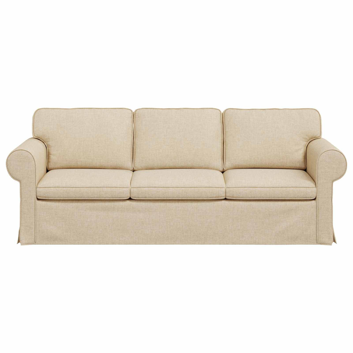 Καναπές Κρεμ 215 x 82 x 80 εκ ύφασμα - Pakobazaar