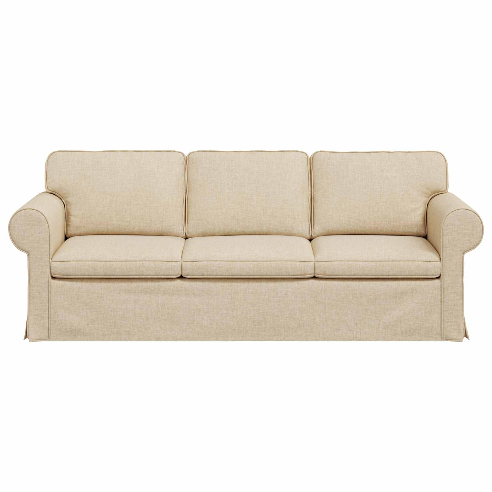Καναπές Κρεμ 215 x 82 x 80 εκ ύφασμα - Pakobazaar