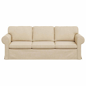 Καναπές Κρεμ 215 x 82 x 80 εκ ύφασμα - Pakobazaar
