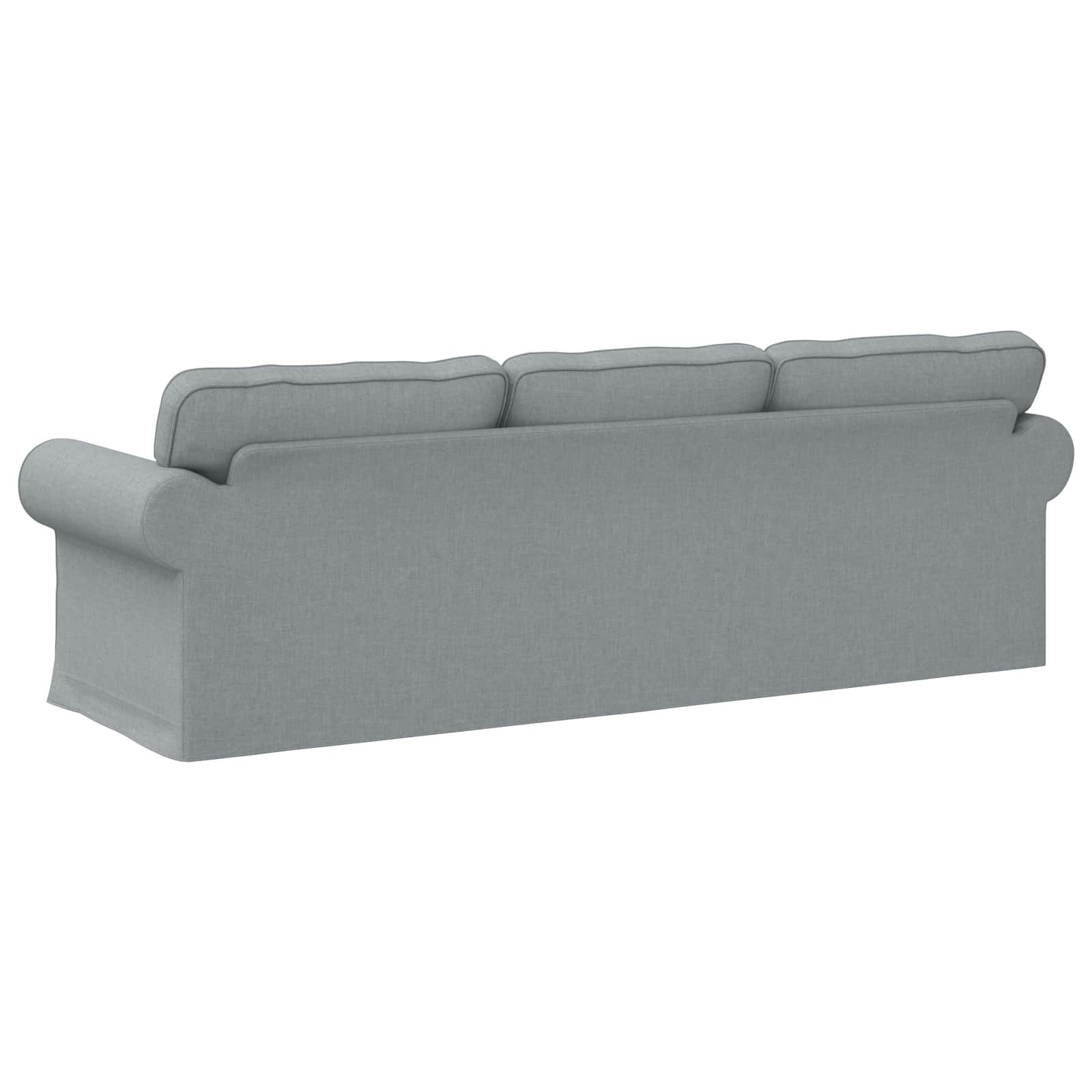 Καναπές Ανοιχτό γκρι 215 x 82 x 80 εκ ύφασμα - Pakobazaar