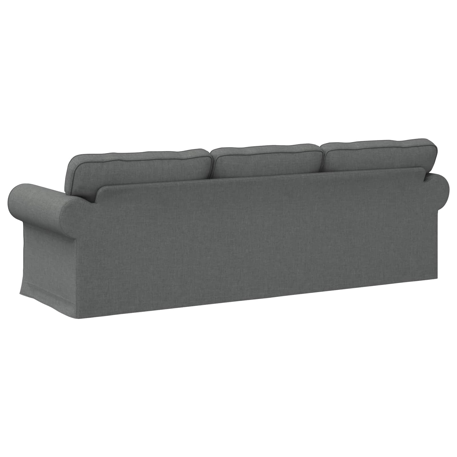 Καναπές Σκούρο Γκρι 215 x 82 x 80 εκ ύφασμα - Pakobazaar