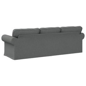 Καναπές Σκούρο Γκρι 215 x 82 x 80 εκ ύφασμα - Pakobazaar