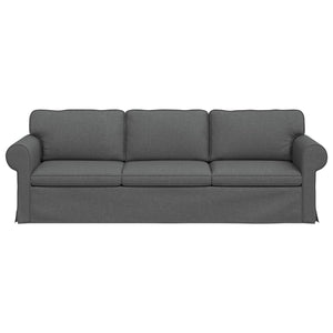 Καναπές Σκούρο Γκρι 215 x 82 x 80 εκ ύφασμα - Pakobazaar