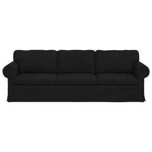 Καναπές Μαύρο 215 x 82 x 80 εκ ύφασμα - Pakobazaar