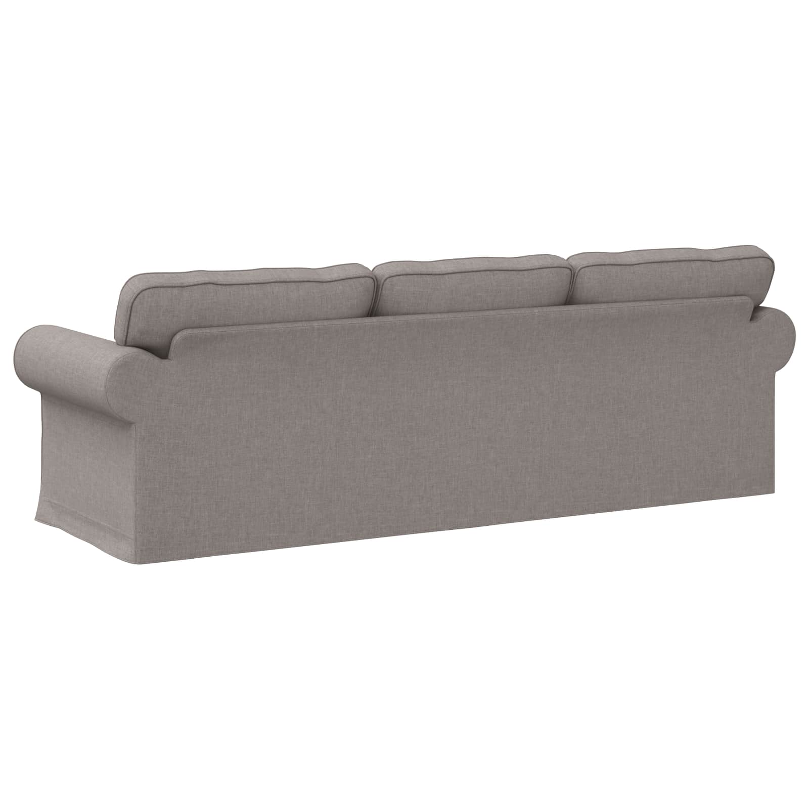 Καναπές Taupe 215 x 82 x 80 εκ ύφασμα - Pakobazaar