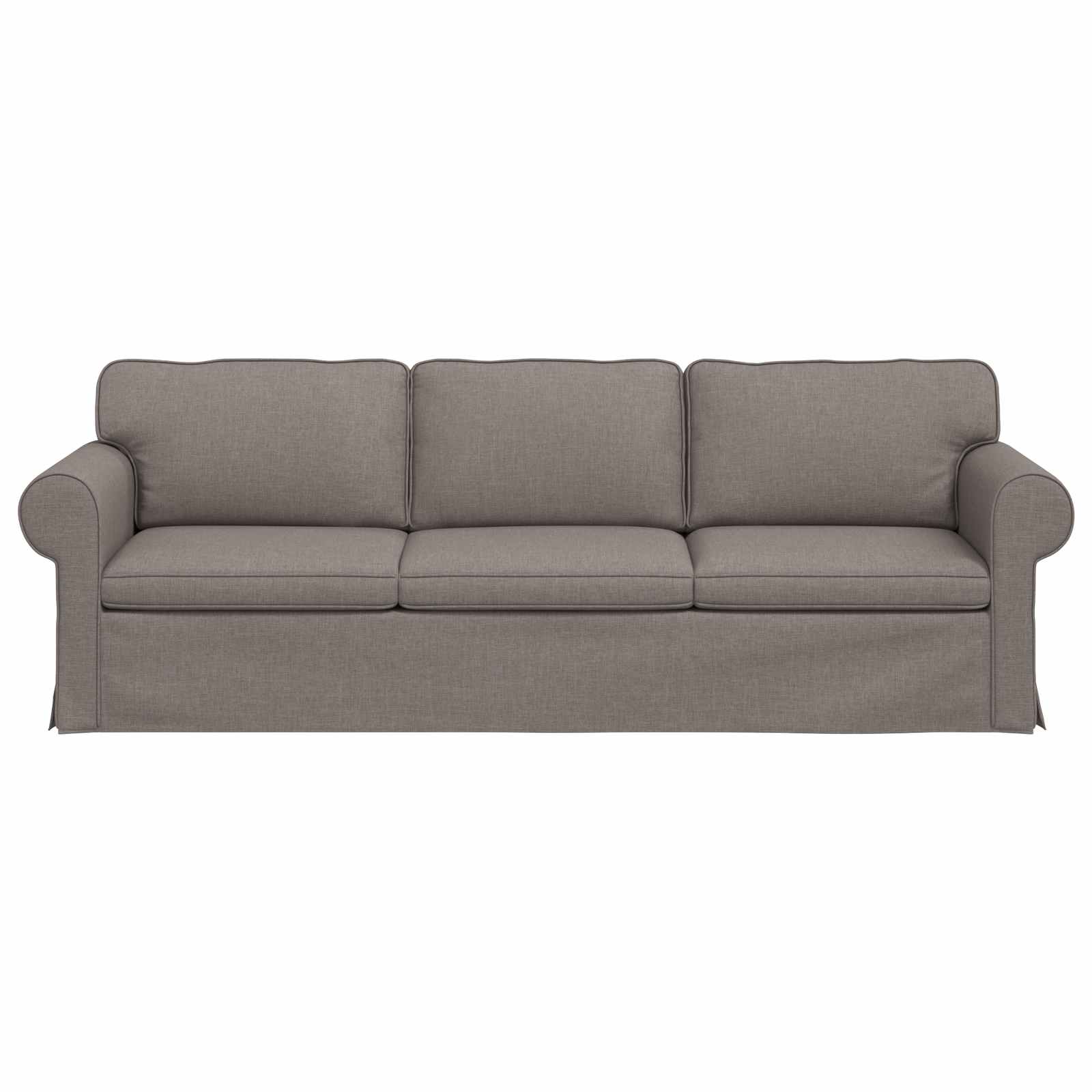 Καναπές Taupe 215 x 82 x 80 εκ ύφασμα - Pakobazaar