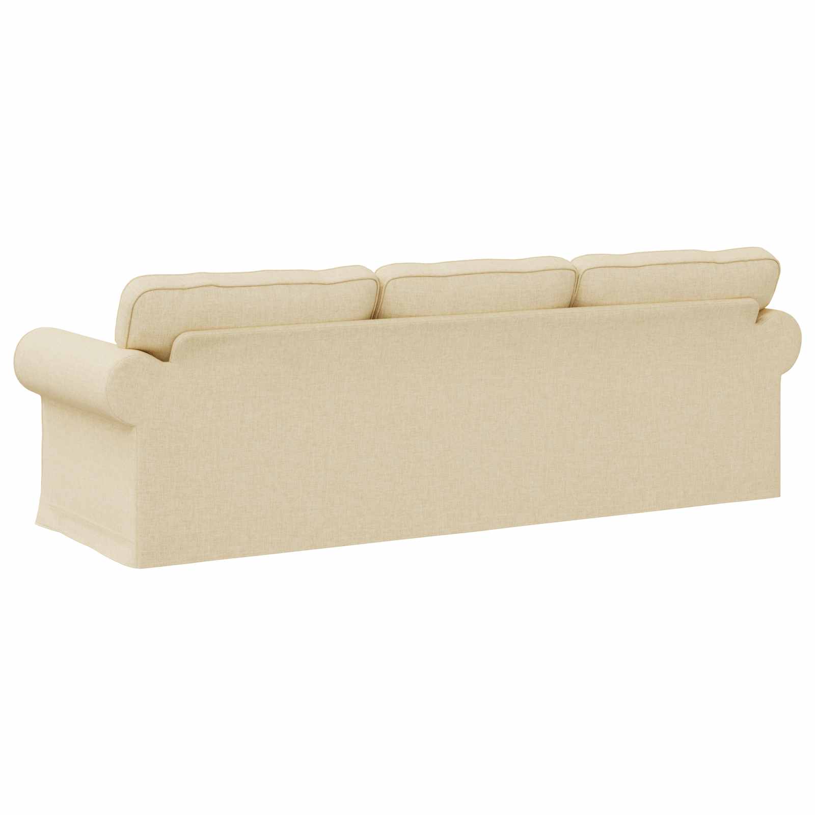 Καναπές Κρεμ 215 x 82 x 80 εκ ύφασμα - Pakobazaar