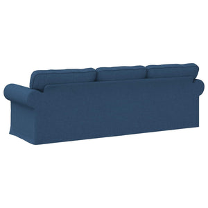 Καναπές Μπλε 245 x 82 x 80 εκ ύφασμα - Pakobazaar