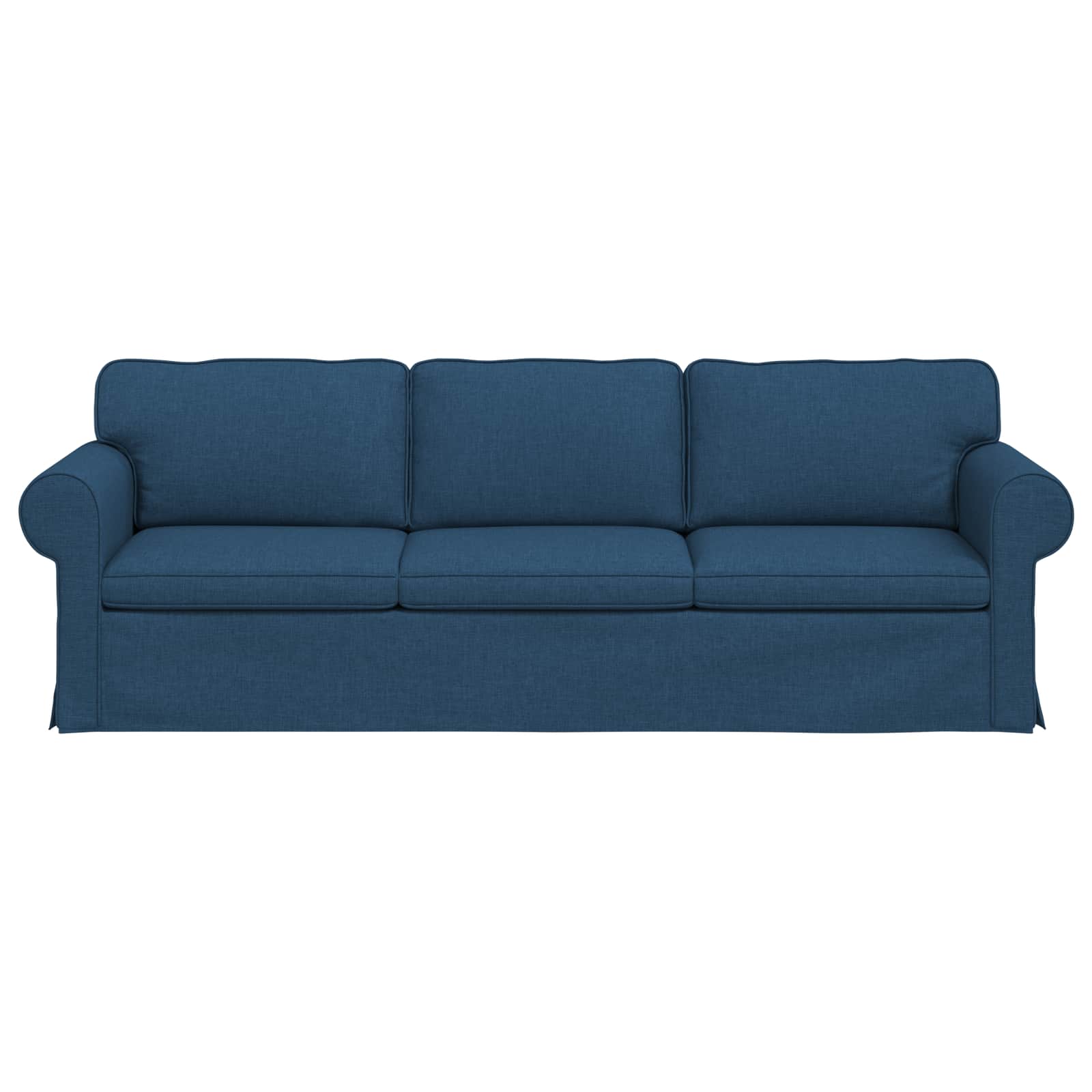 Καναπές Μπλε 245 x 82 x 80 εκ ύφασμα - Pakobazaar