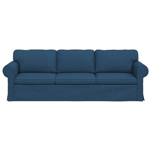 Καναπές Μπλε 245 x 82 x 80 εκ ύφασμα - Pakobazaar