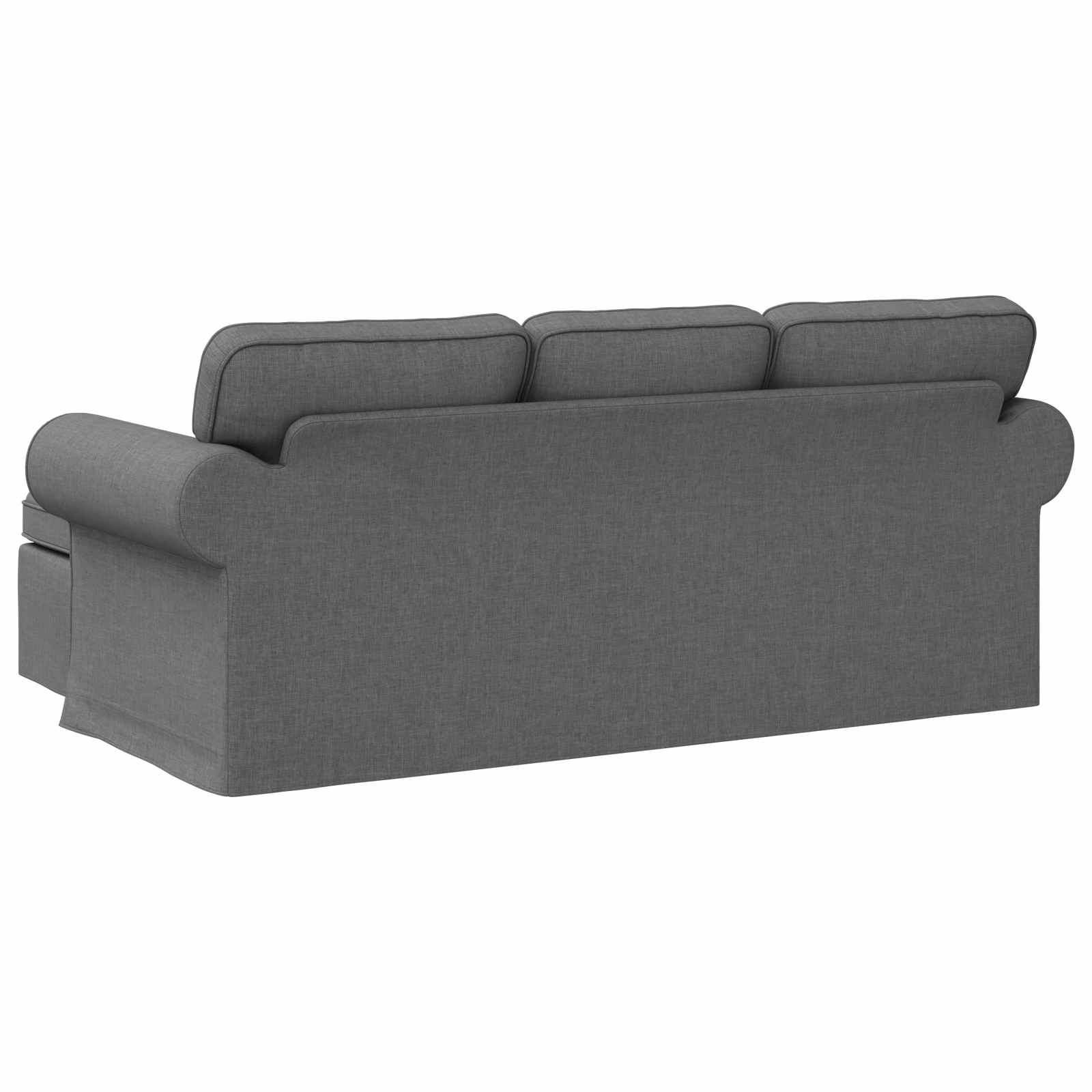 Καναπές Σκούρο Γκρι 215 x 138 x 80 εκ ύφασμα - Pakobazaar