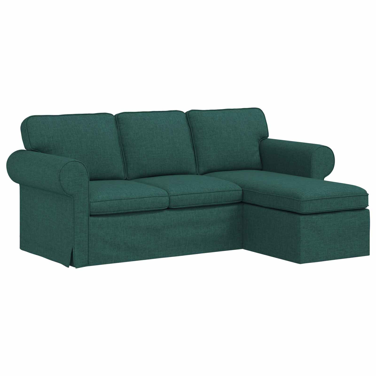Καναπές Σκούρο Πράσινο 215 x 138 x 80 εκ ύφασμα - Pakobazaar