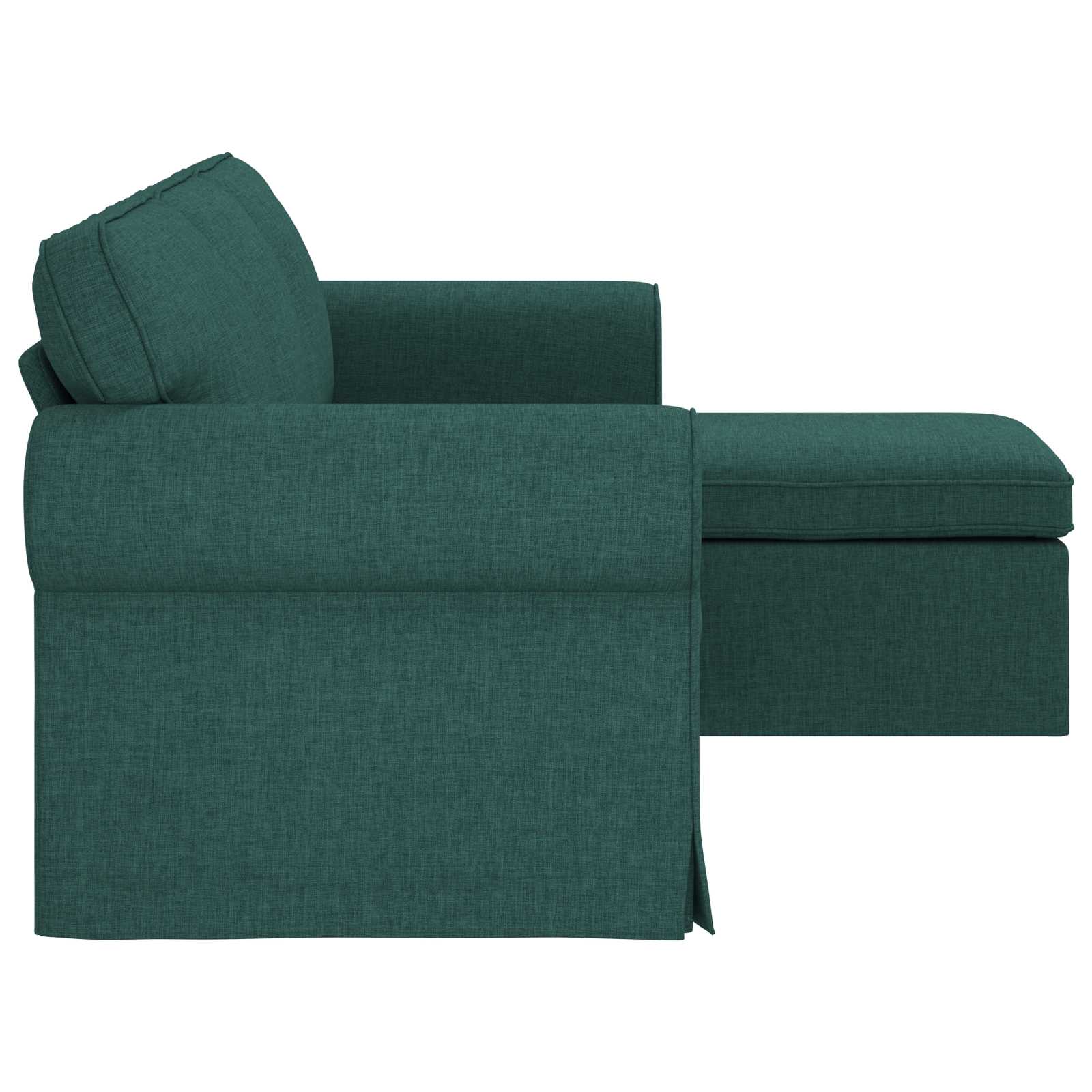 Καναπές Σκούρο Πράσινο 215 x 138 x 80 εκ ύφασμα - Pakobazaar