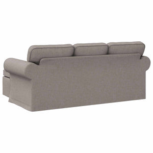 Καναπές Taupe 215 x 138 x 80 εκ ύφασμα - Pakobazaar