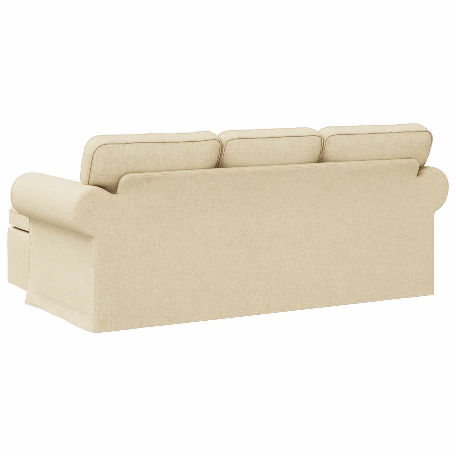 Καναπές Κρεμ 195 x 138 x 80 εκ ύφασμα - Pakobazaar