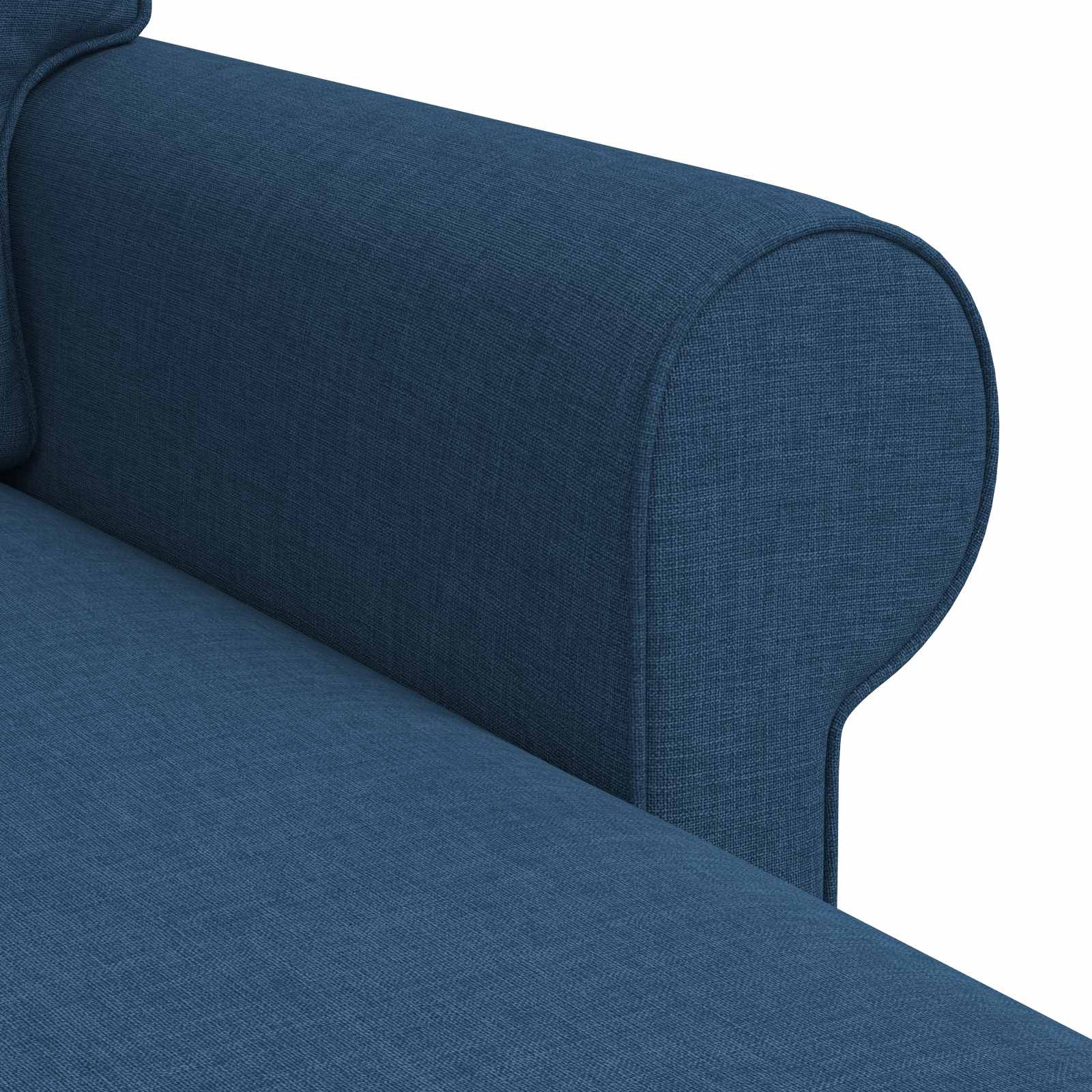 Καναπές Μπλε 195 x 138 x 80 εκ ύφασμα - Pakobazaar