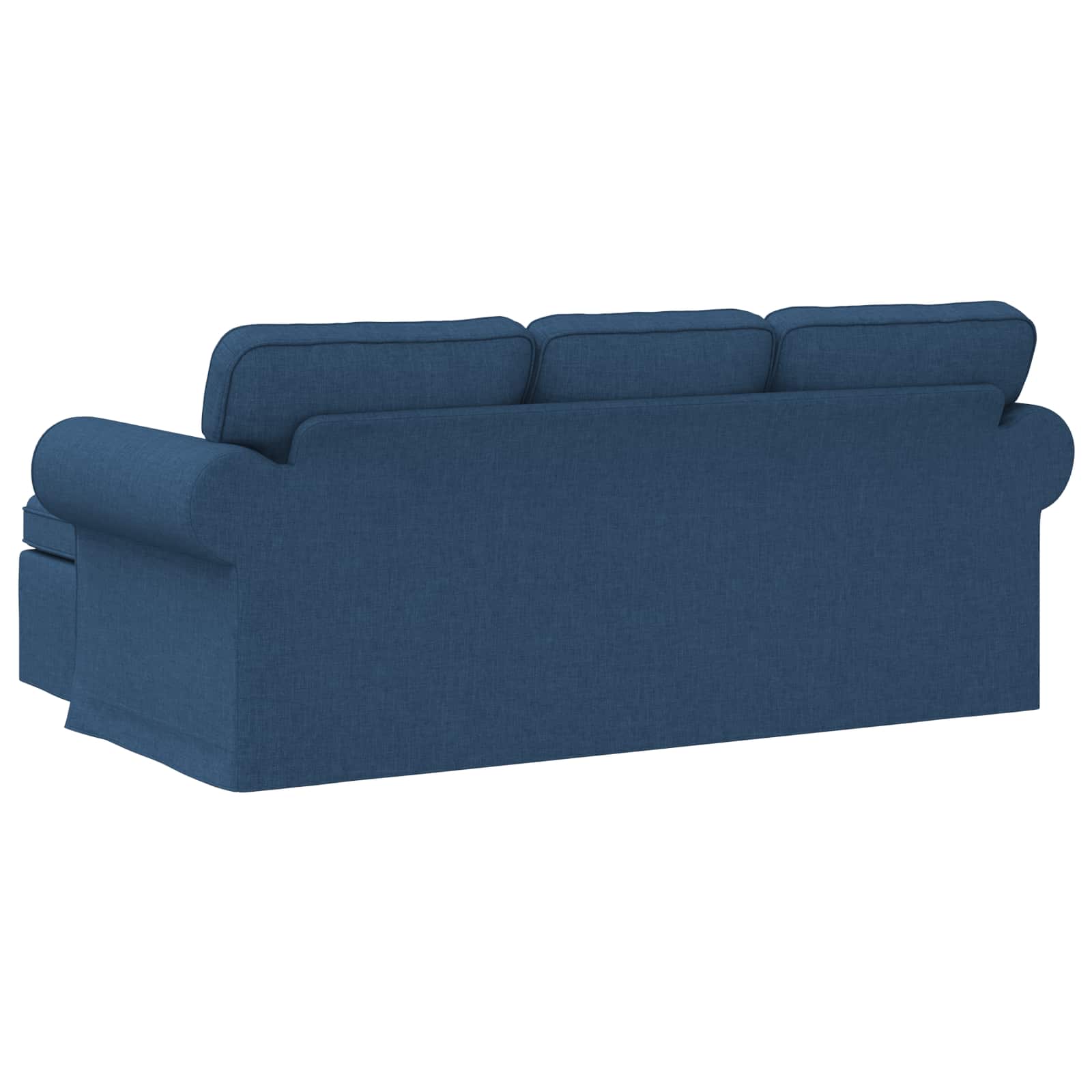 Καναπές Μπλε 195 x 138 x 80 εκ ύφασμα - Pakobazaar