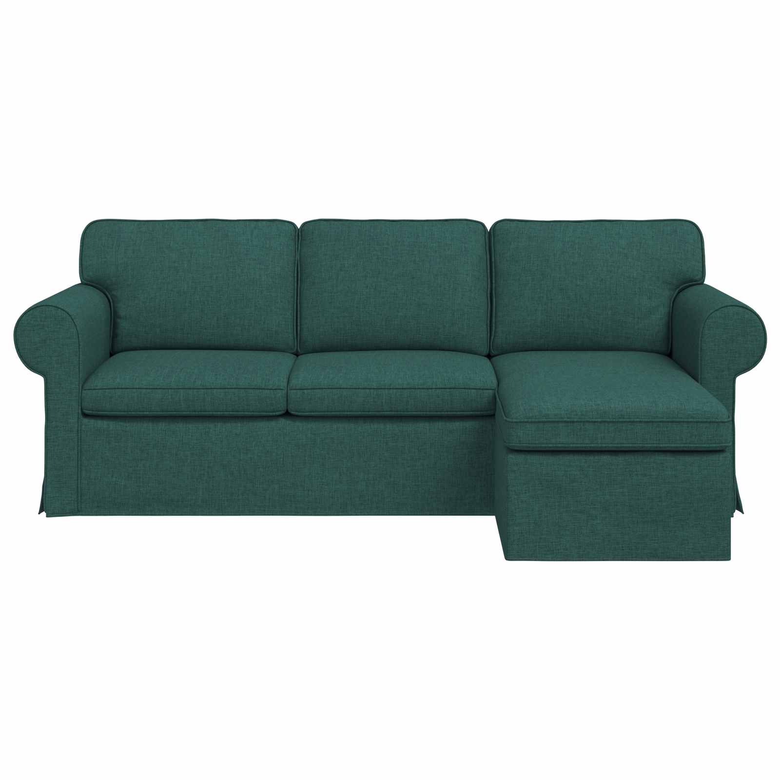 Καναπές Σκούρο Πράσινο 215 x 138 x 80 εκ ύφασμα - Pakobazaar