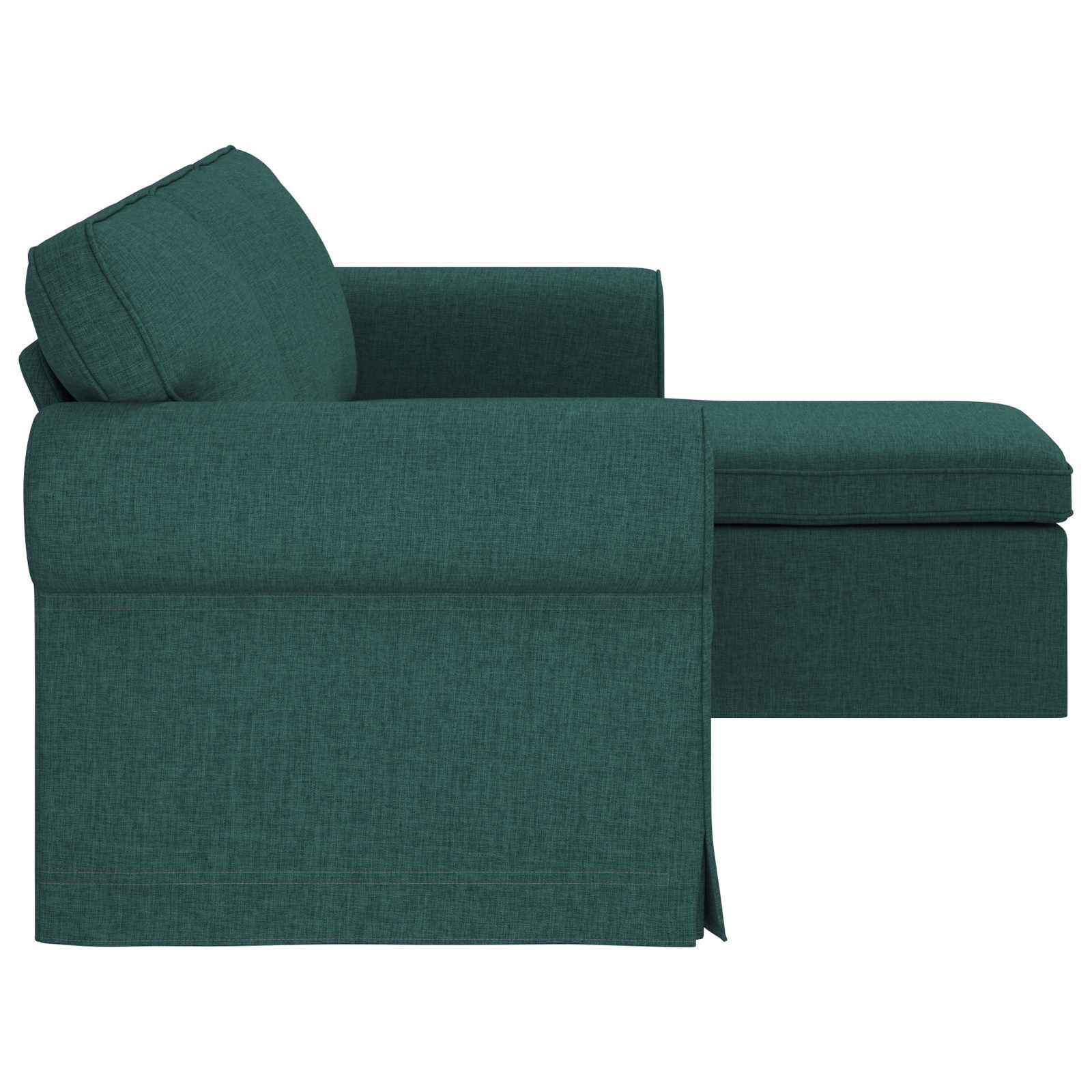 Καναπές Σκούρο Πράσινο 215 x 138 x 80 εκ ύφασμα - Pakobazaar