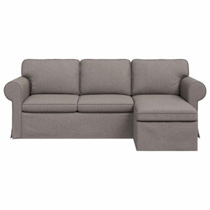 Καναπές Taupe 215 x 138 x 80 εκ ύφασμα