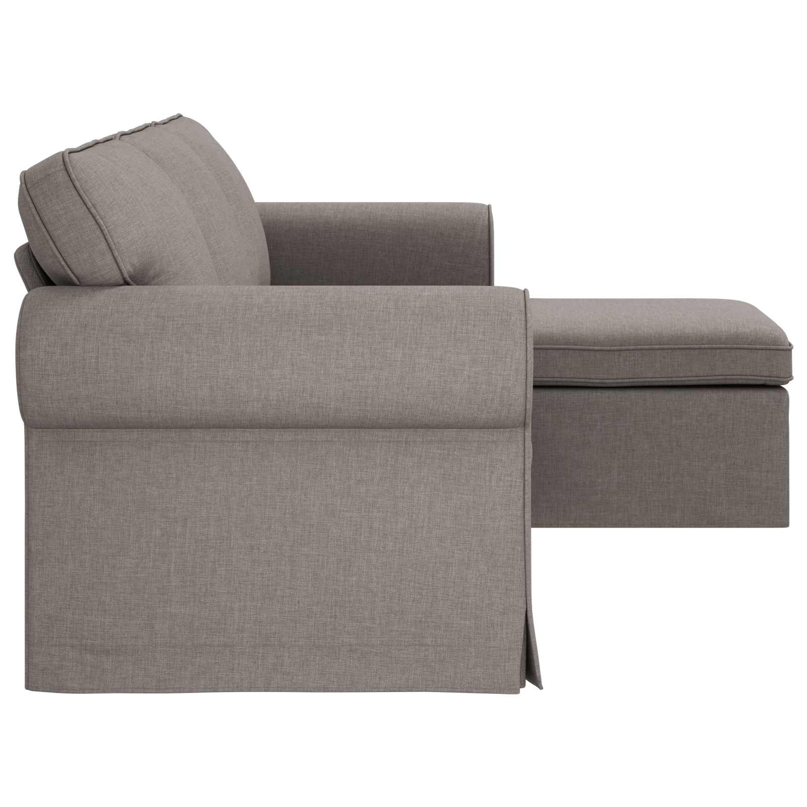 Καναπές Taupe 215 x 138 x 80 εκ ύφασμα