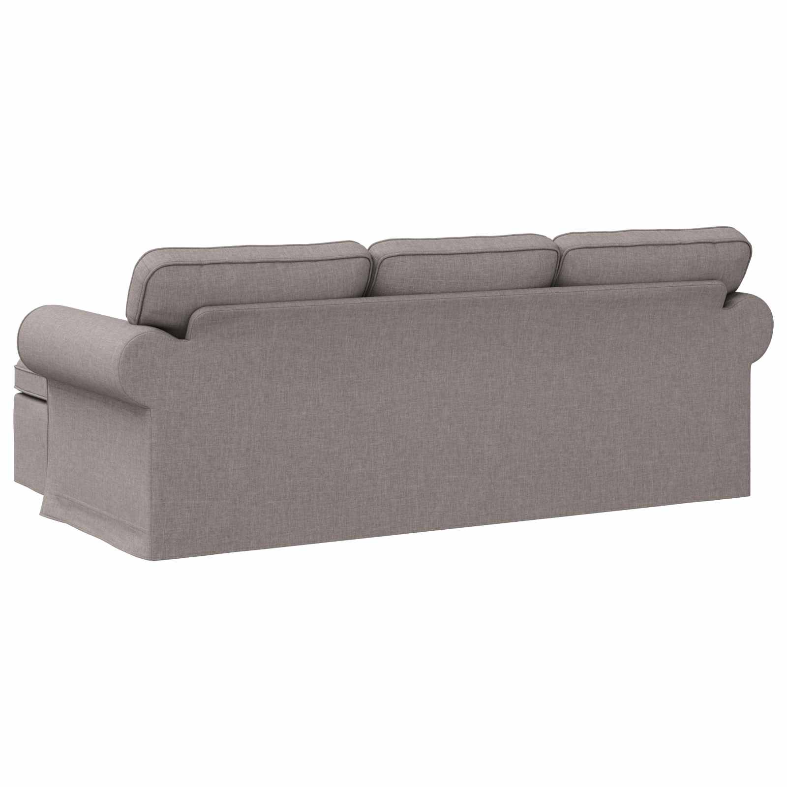 Καναπές Taupe 245 x 138 x 80 εκ ύφασμα - Pakobazaar