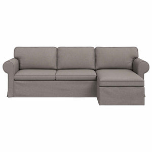 Καναπές Taupe 245 x 138 x 80 εκ ύφασμα - Pakobazaar