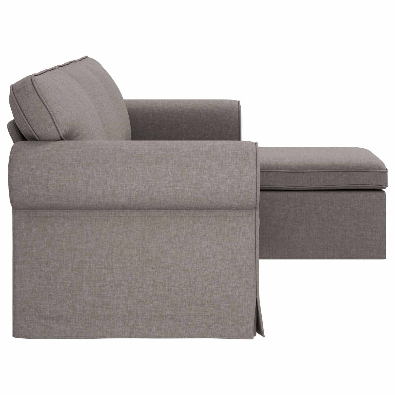Καναπές Taupe 245 x 138 x 80 εκ ύφασμα - Pakobazaar