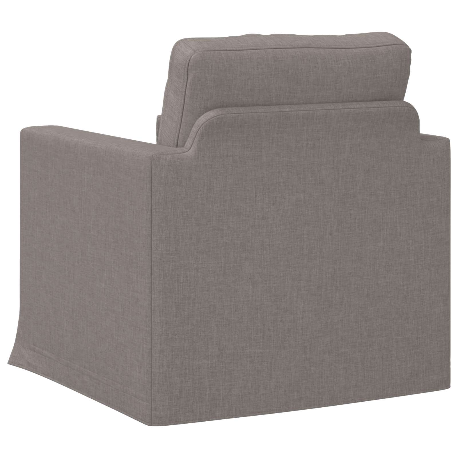 Καναπές Taupe 78 x 78 x 80 εκ. ύφασμα - Pakobazaar