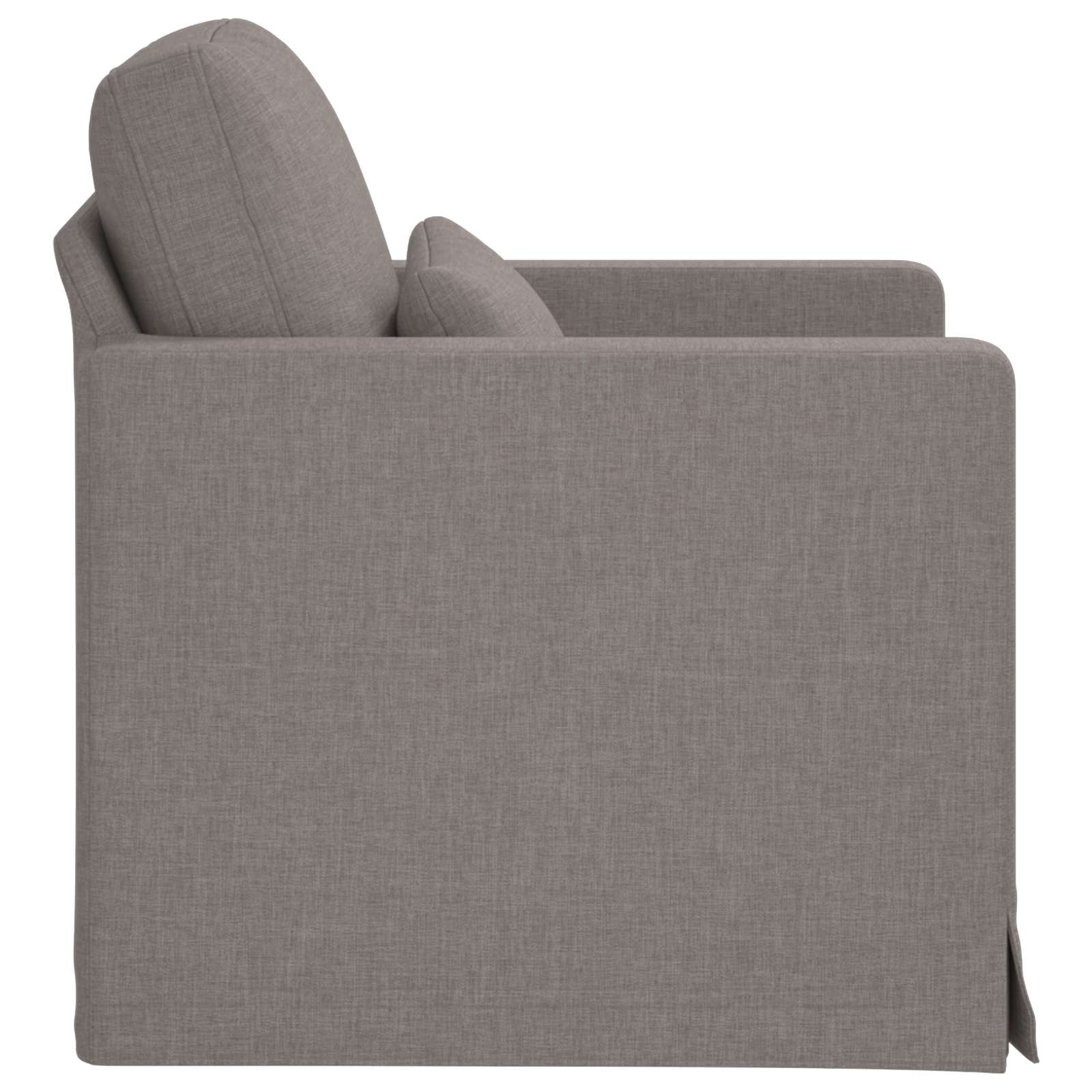 Καναπές Taupe 78 x 78 x 80 εκ. ύφασμα - Pakobazaar