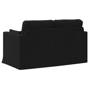 Καναπές Μαύρο 139 x 78 x 80 εκ ύφασμα - Pakobazaar