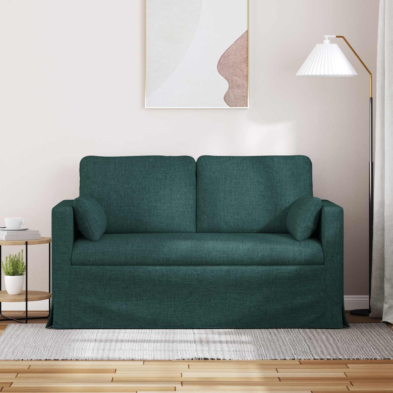 Καναπές Σκούρο Πράσινο 139 x 78 x 80 εκ ύφασμα - Pakobazaar