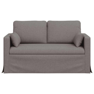 Καναπές Taupe 139 x 78 x 80 εκ ύφασμα - Pakobazaar