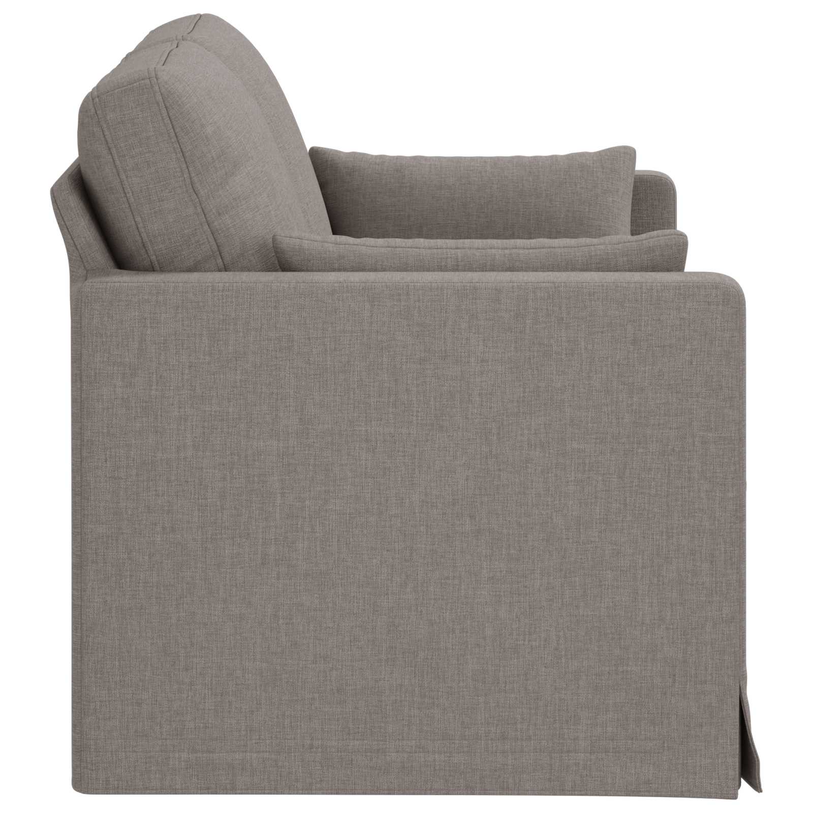 Καναπές Taupe 139 x 78 x 80 εκ ύφασμα - Pakobazaar