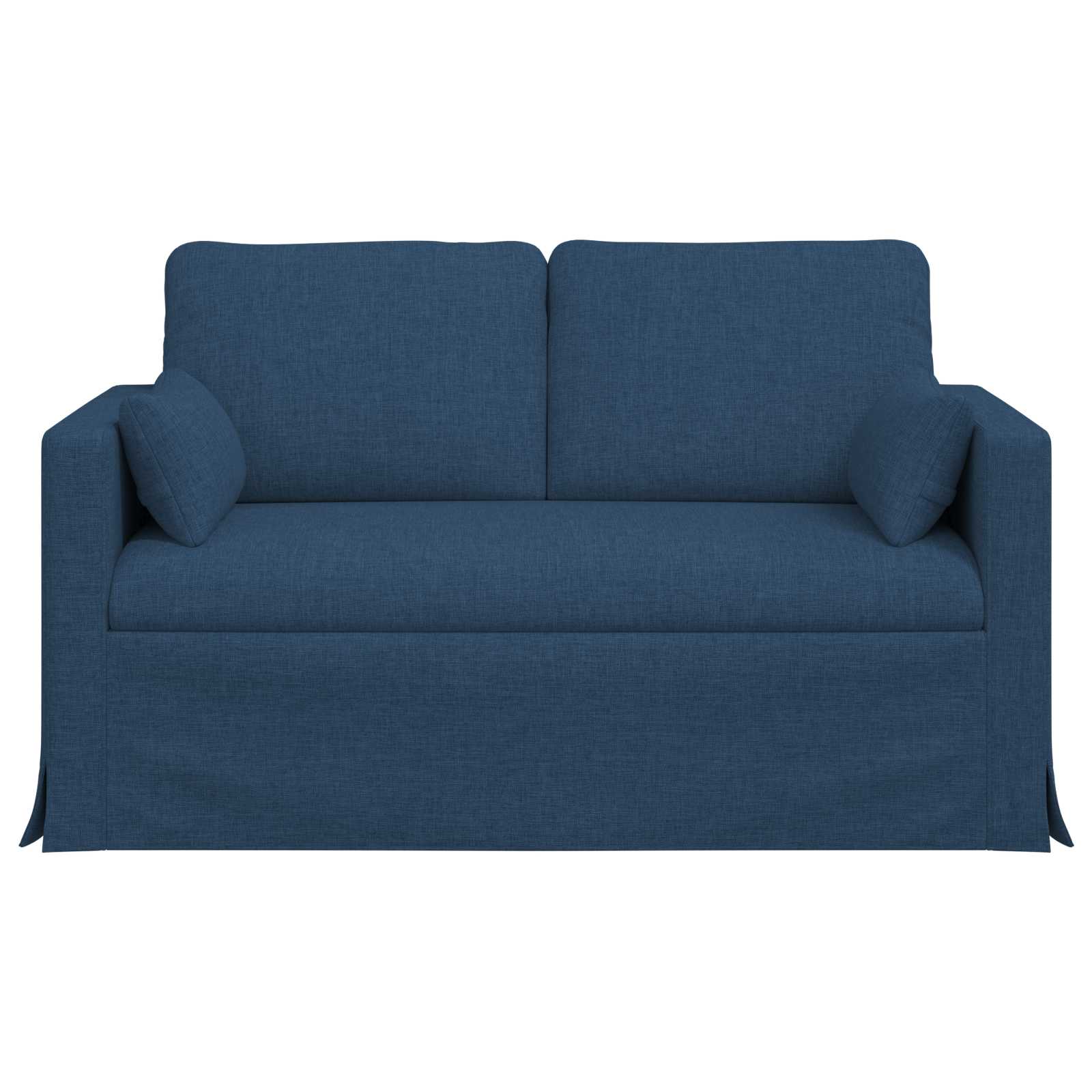 Καναπές Μπλε 139 x 78 x 80 εκ ύφασμα - Pakobazaar