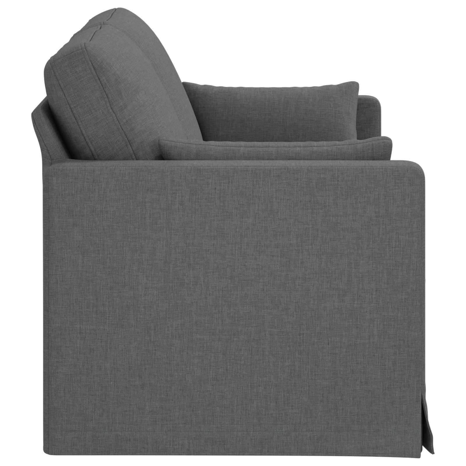 Καναπές Σκούρο Γκρι 158 x 78 x 80 εκ ύφασμα - Pakobazaar