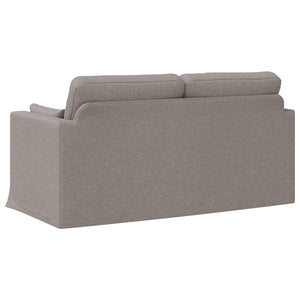 Καναπές Taupe 158 x 78 x 80 εκ ύφασμα - Pakobazaar