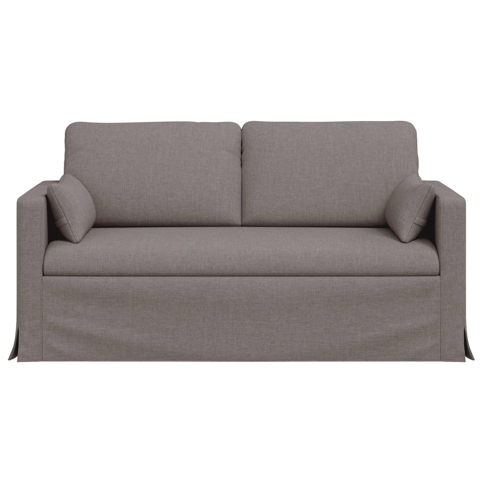 Καναπές Taupe 158 x 78 x 80 εκ ύφασμα - Pakobazaar