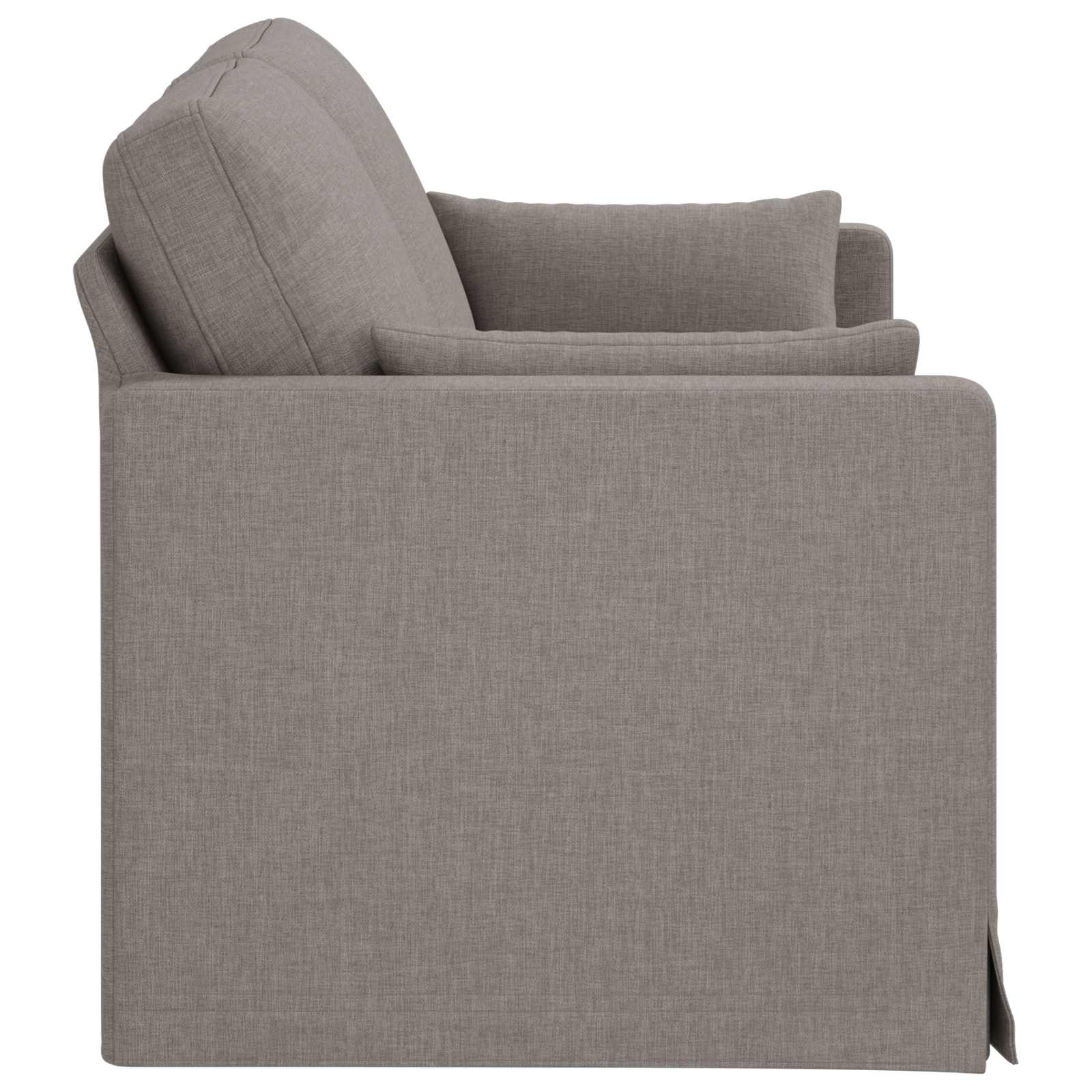 Καναπές Taupe 158 x 78 x 80 εκ ύφασμα - Pakobazaar