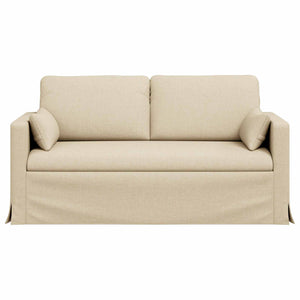 Καναπές Κρεμ 158 x 78 x 80 εκ ύφασμα - Pakobazaar