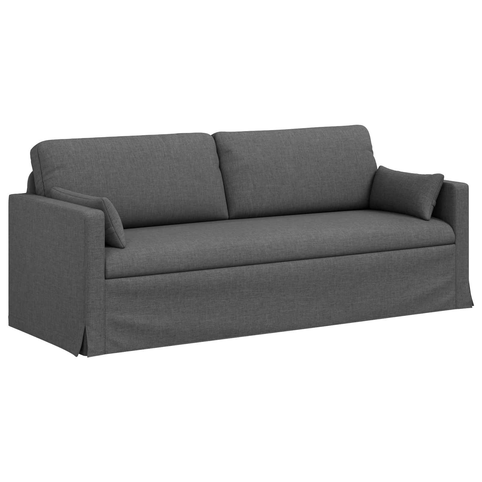 Καναπές Σκούρο Γκρι 198 x 78 x 80 εκ ύφασμα - Pakobazaar
