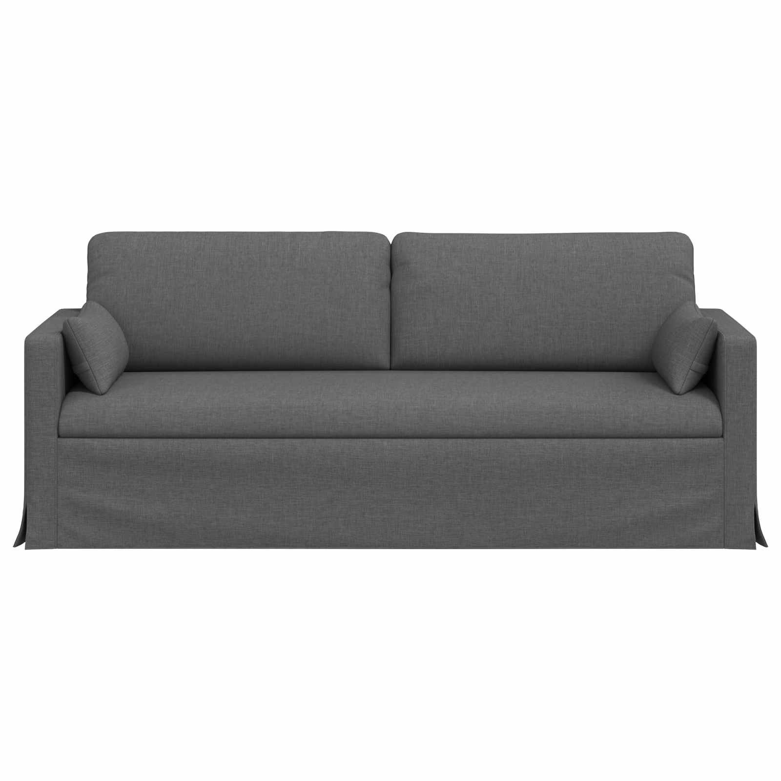 Καναπές Σκούρο Γκρι 198 x 78 x 80 εκ ύφασμα - Pakobazaar