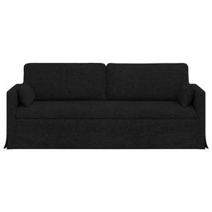 Καναπές Μαύρο 198 x 78 x 80 εκ ύφασμα - Pakobazaar