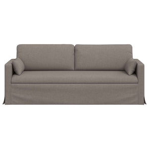 Καναπές Taupe 198 x 78 x 80 εκ ύφασμα - Pakobazaar