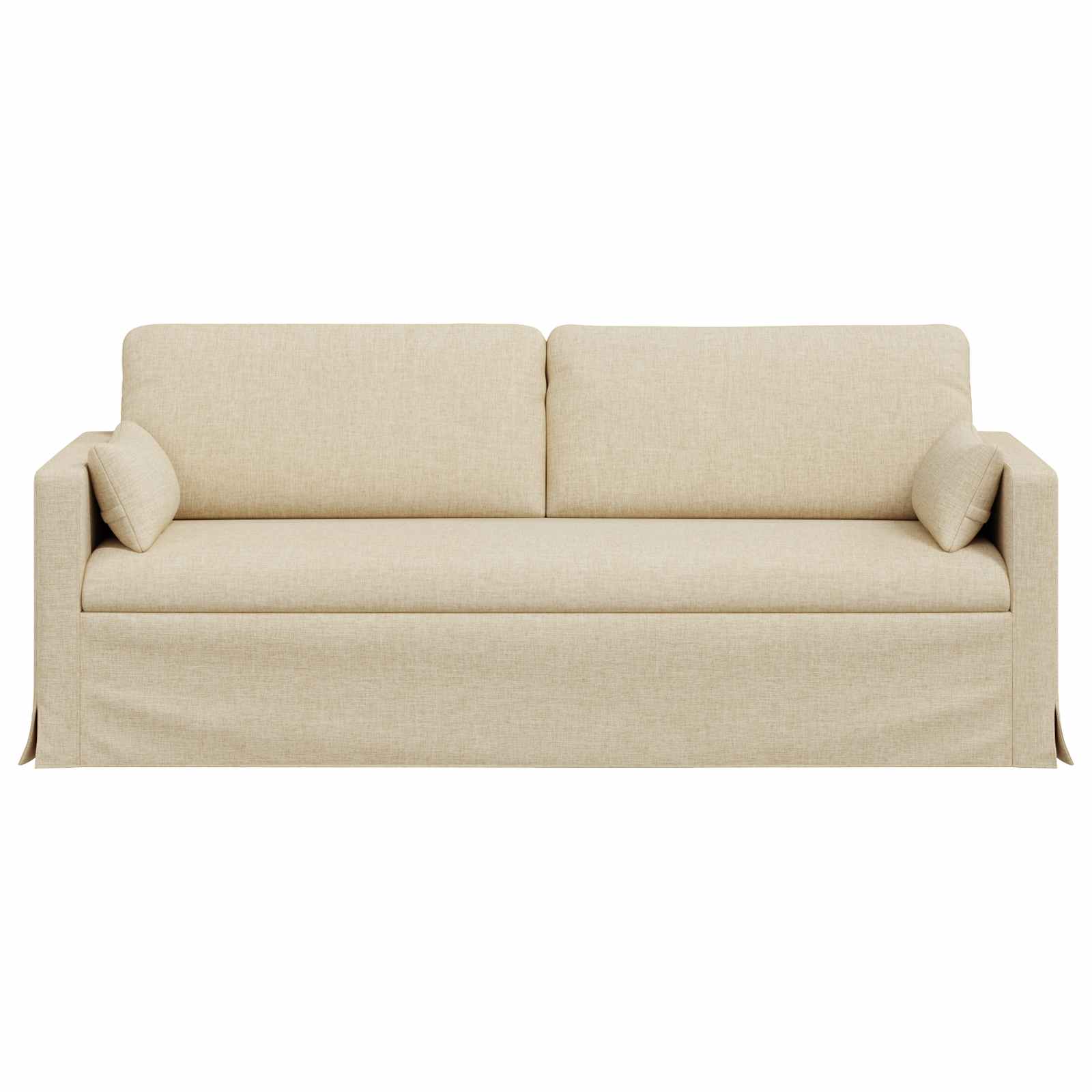 Καναπές Κρεμ 198 x 78 x 80 εκ ύφασμα - Pakobazaar