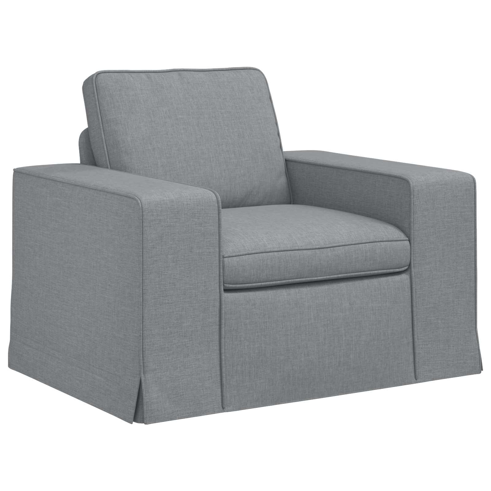 Καναπές Ανοιχτό γκρι 103 x 80 x 82 εκ ύφασμα - Pakobazaar