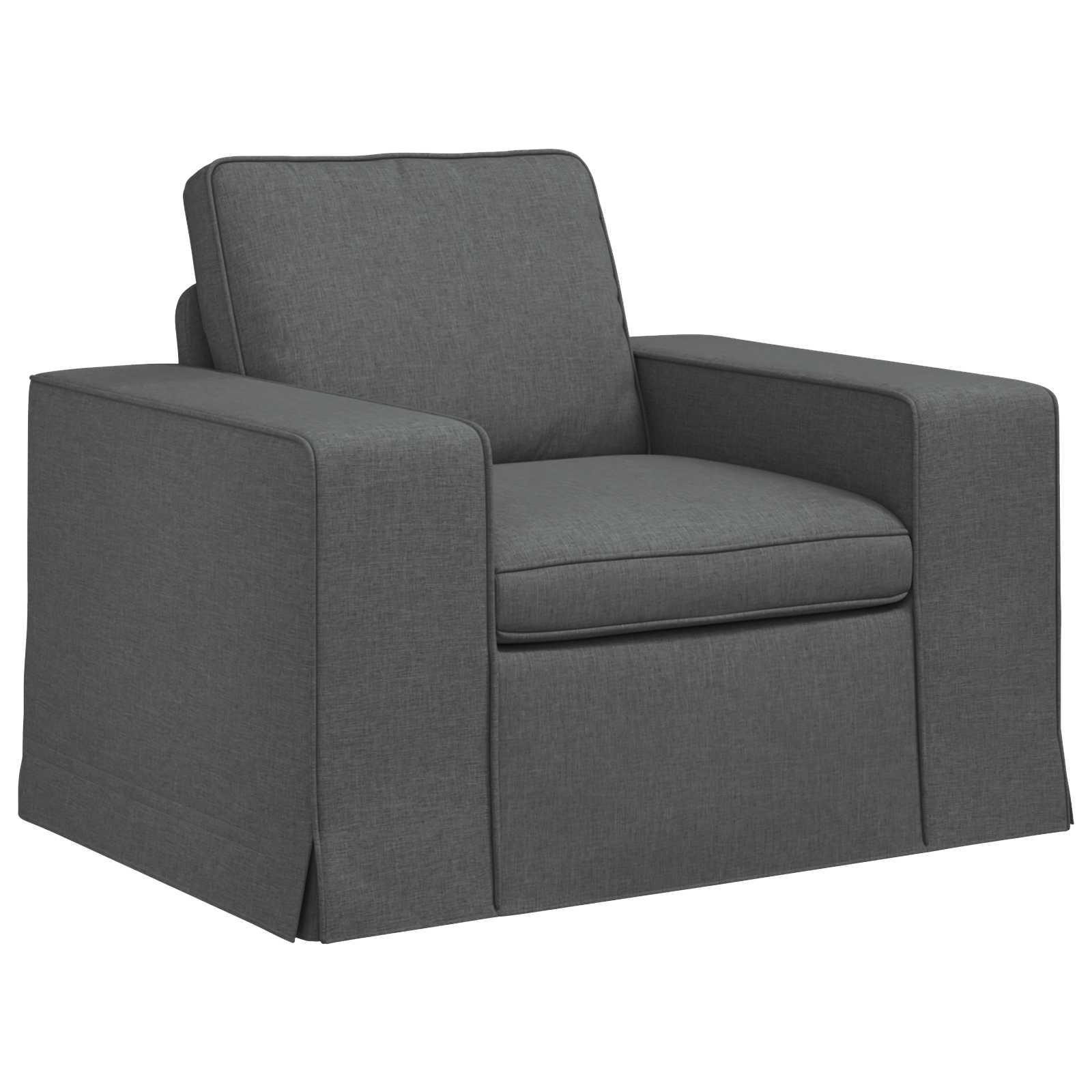 Καναπές Σκούρο Γκρι 103 x 80 x 82 εκ ύφασμα - Pakobazaar