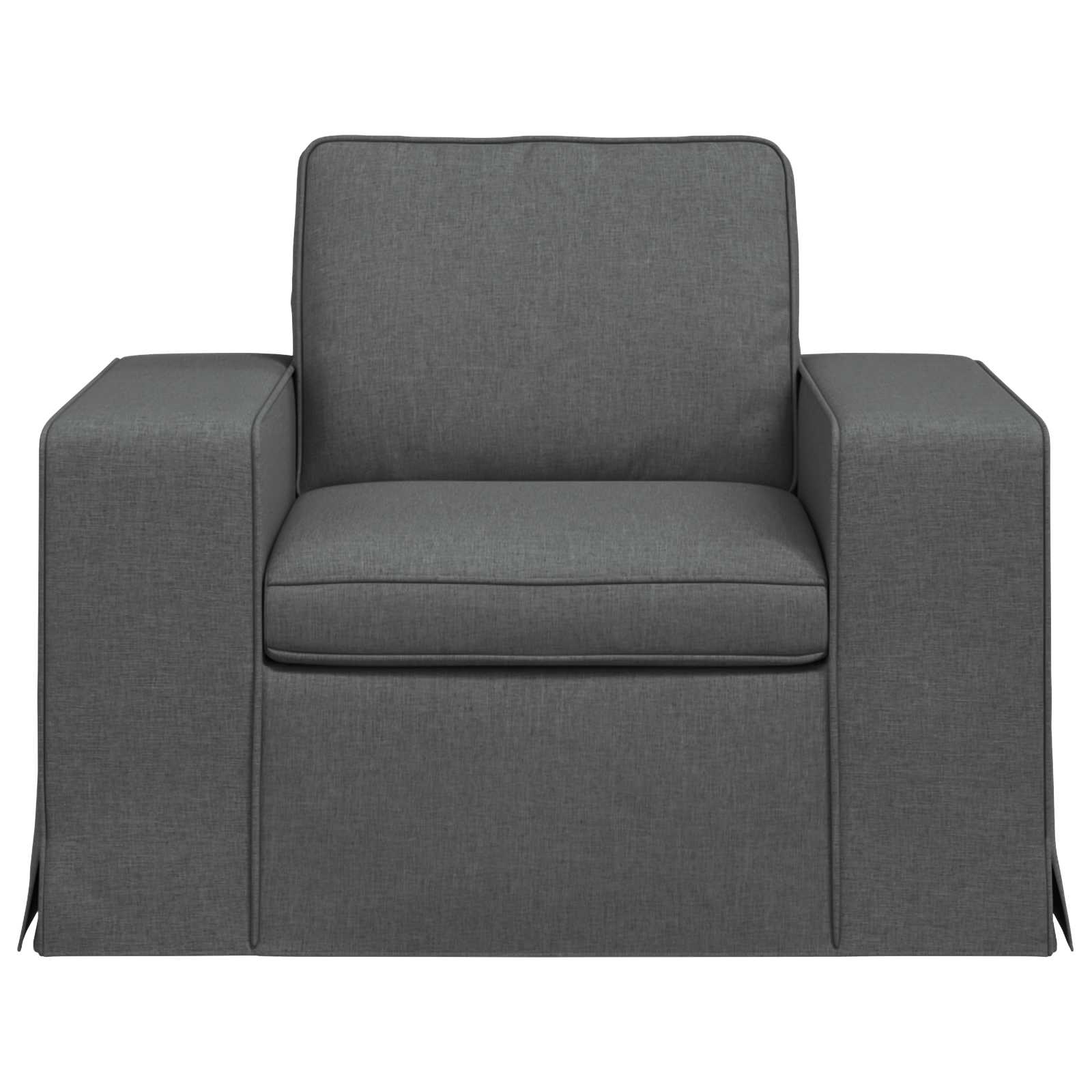 Καναπές Σκούρο Γκρι 103 x 80 x 82 εκ ύφασμα - Pakobazaar