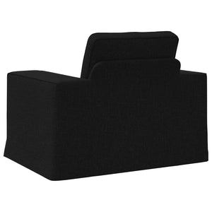 Καναπές Μαύρο 103 x 80 x 82 εκ ύφασμα - Pakobazaar
